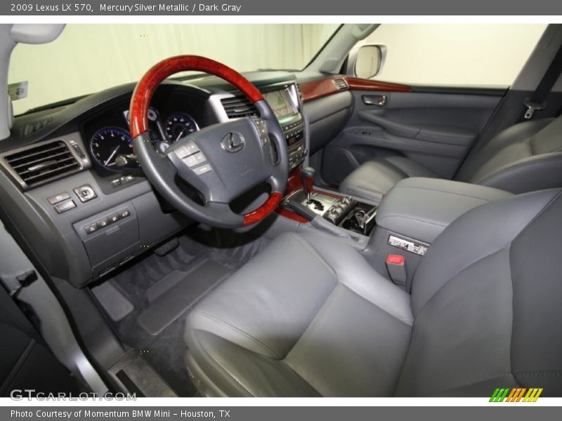 Mercury Silver Metallic / Dark Gray 2009 Lexus LX 570