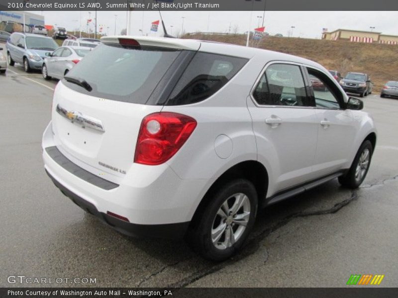 Summit White / Jet Black/Light Titanium 2010 Chevrolet Equinox LS AWD