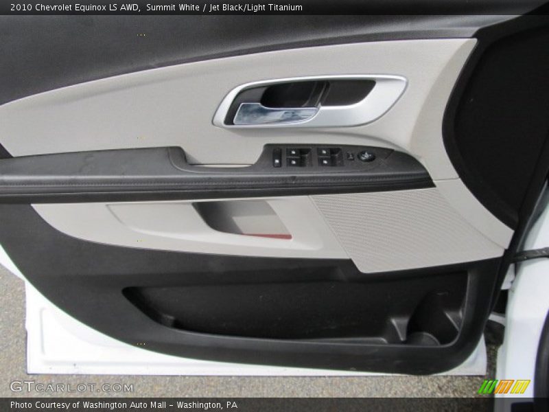 Summit White / Jet Black/Light Titanium 2010 Chevrolet Equinox LS AWD