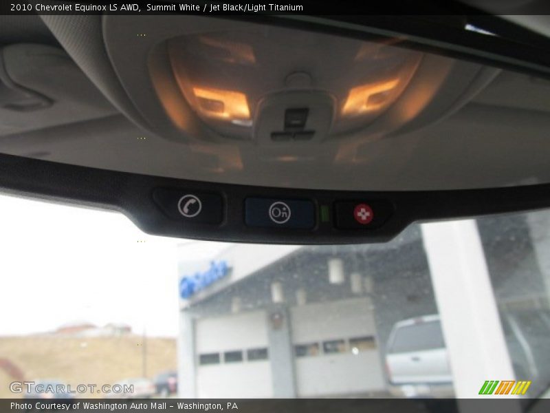 Summit White / Jet Black/Light Titanium 2010 Chevrolet Equinox LS AWD