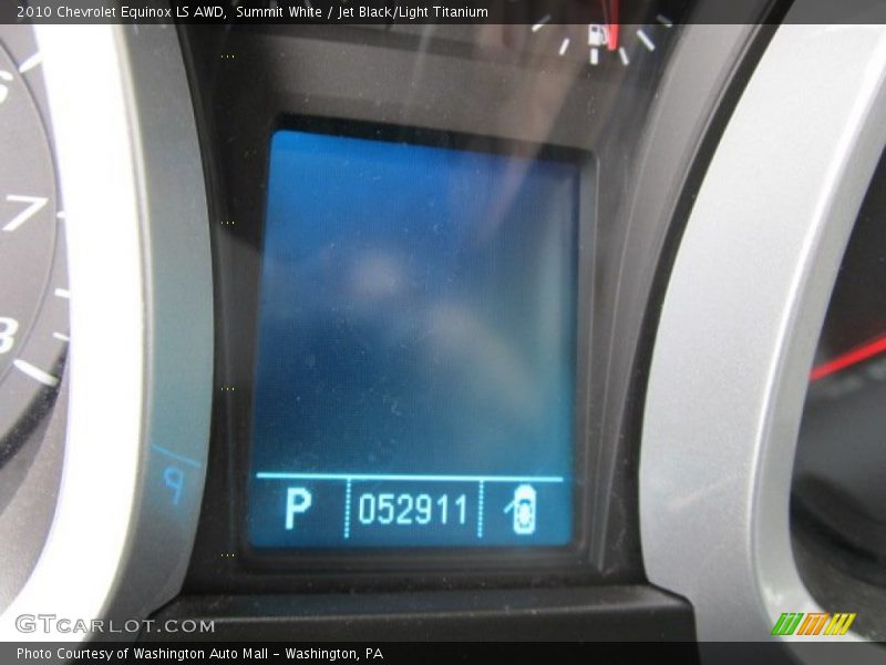 Summit White / Jet Black/Light Titanium 2010 Chevrolet Equinox LS AWD