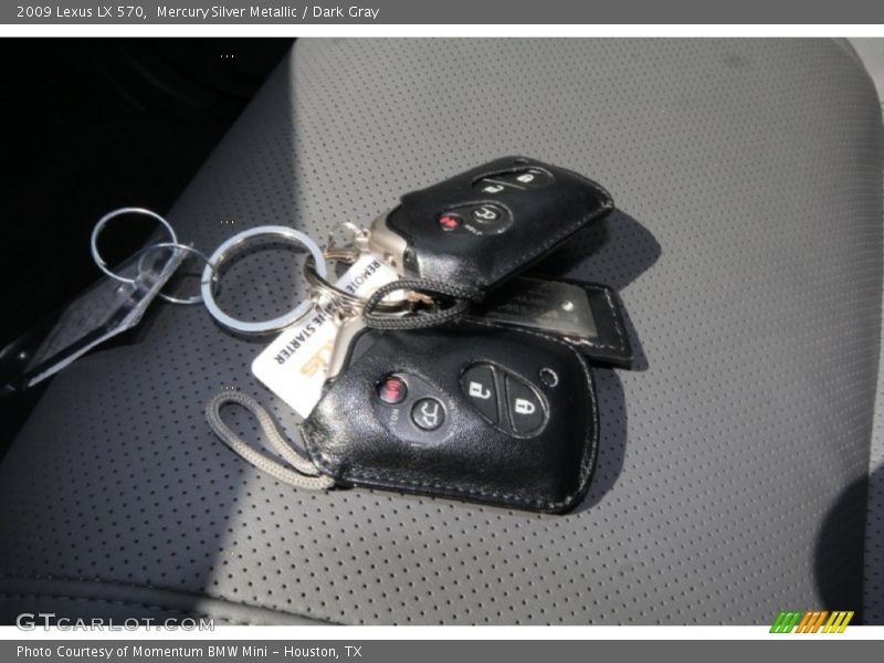 Mercury Silver Metallic / Dark Gray 2009 Lexus LX 570