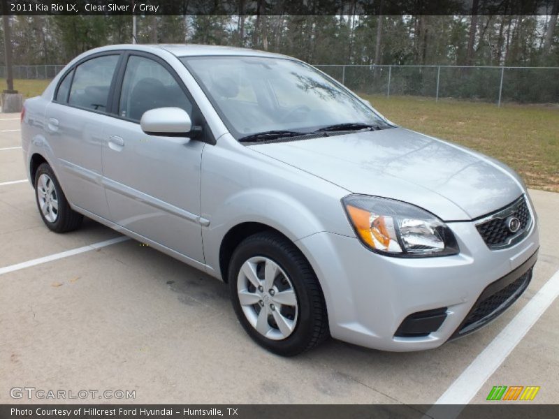 Clear Silver / Gray 2011 Kia Rio LX