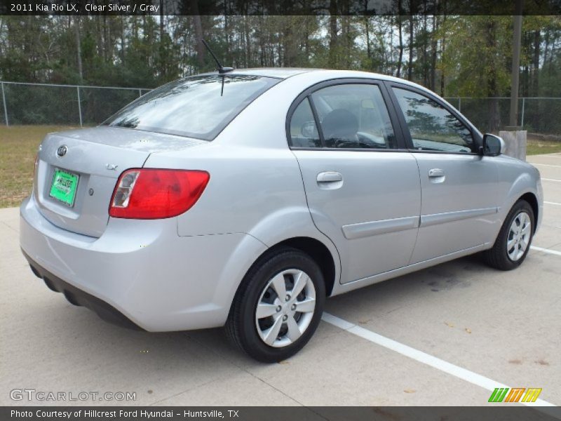 Clear Silver / Gray 2011 Kia Rio LX