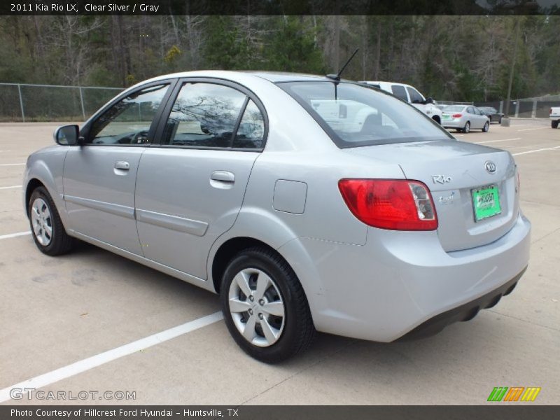 Clear Silver / Gray 2011 Kia Rio LX