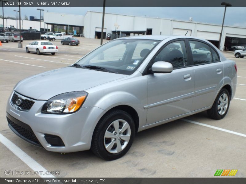 Clear Silver / Gray 2011 Kia Rio LX