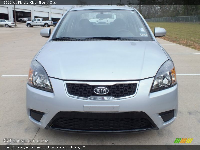 Clear Silver / Gray 2011 Kia Rio LX