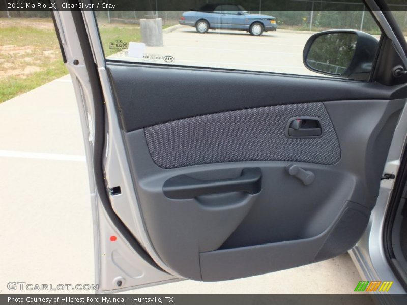 Clear Silver / Gray 2011 Kia Rio LX