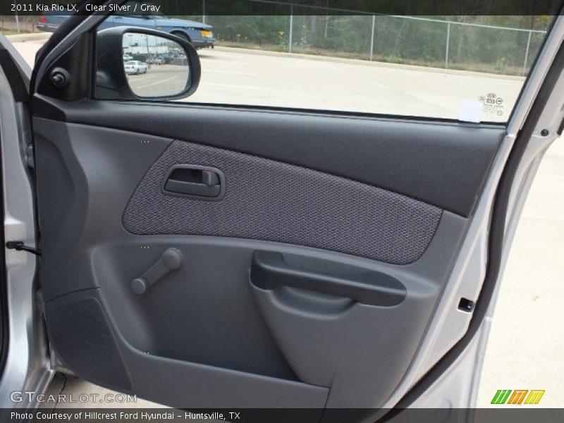 Clear Silver / Gray 2011 Kia Rio LX