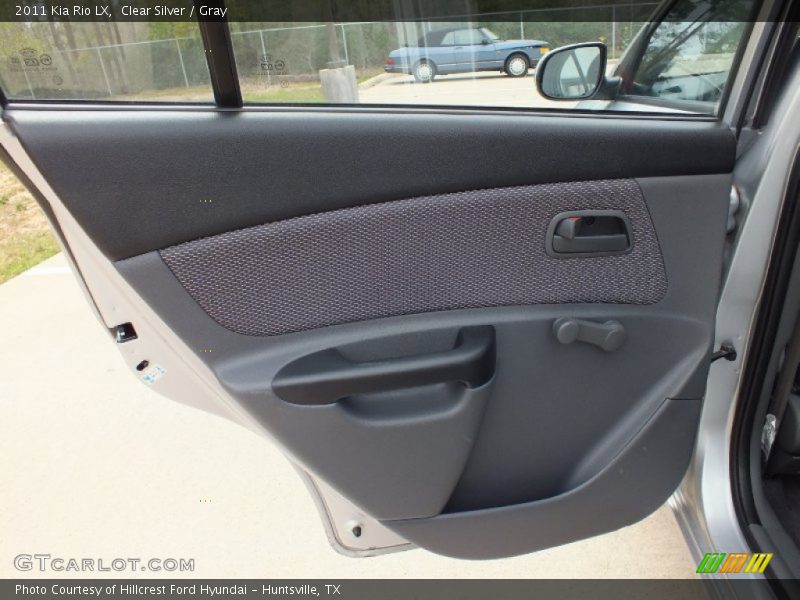 Clear Silver / Gray 2011 Kia Rio LX
