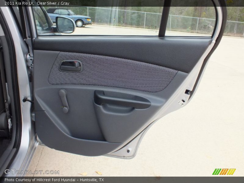 Clear Silver / Gray 2011 Kia Rio LX