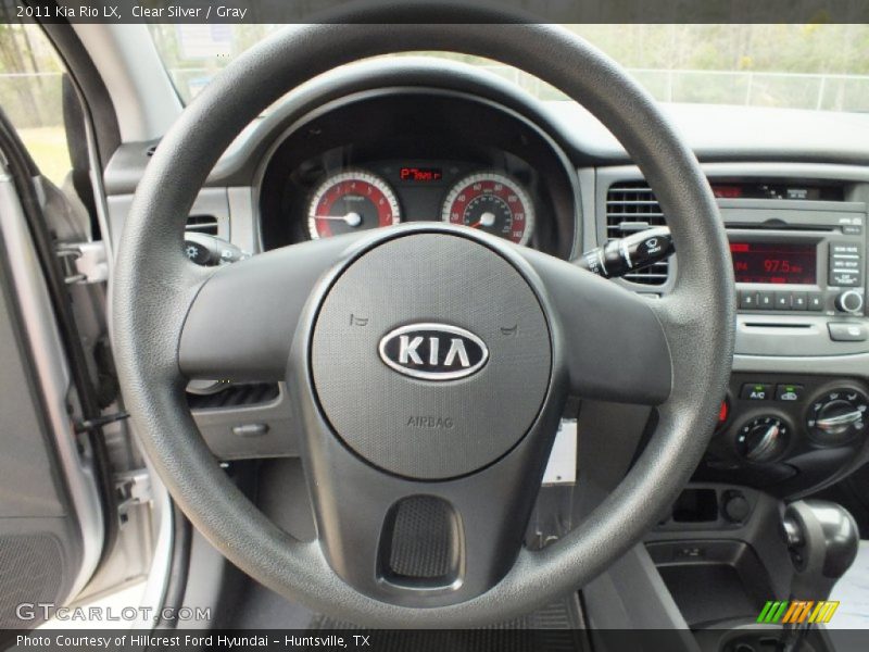 Clear Silver / Gray 2011 Kia Rio LX