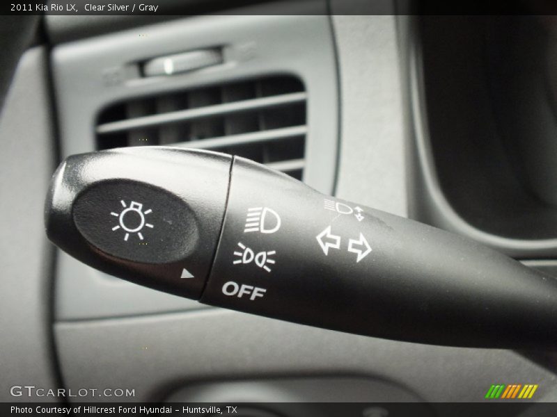 Clear Silver / Gray 2011 Kia Rio LX