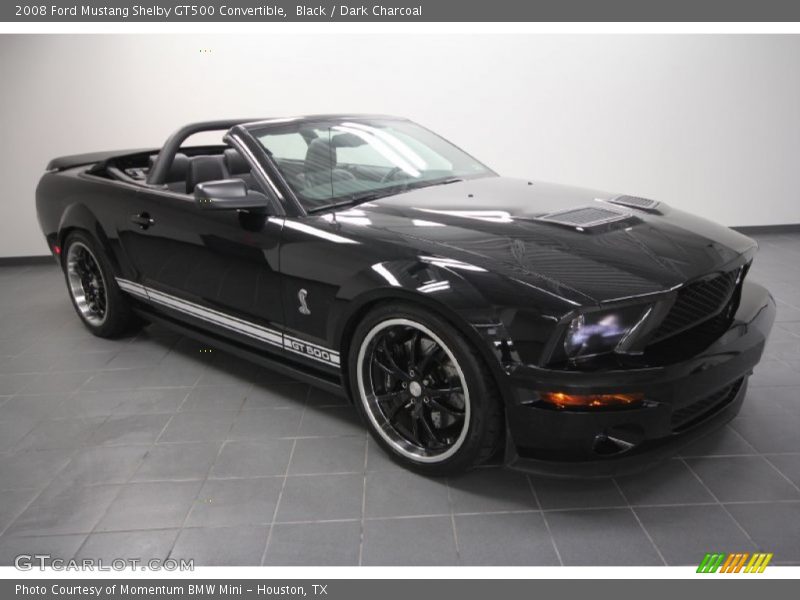 Front 3/4 View of 2008 Mustang Shelby GT500 Convertible