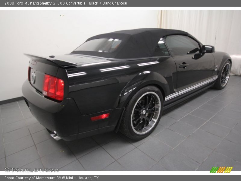 Black / Dark Charcoal 2008 Ford Mustang Shelby GT500 Convertible