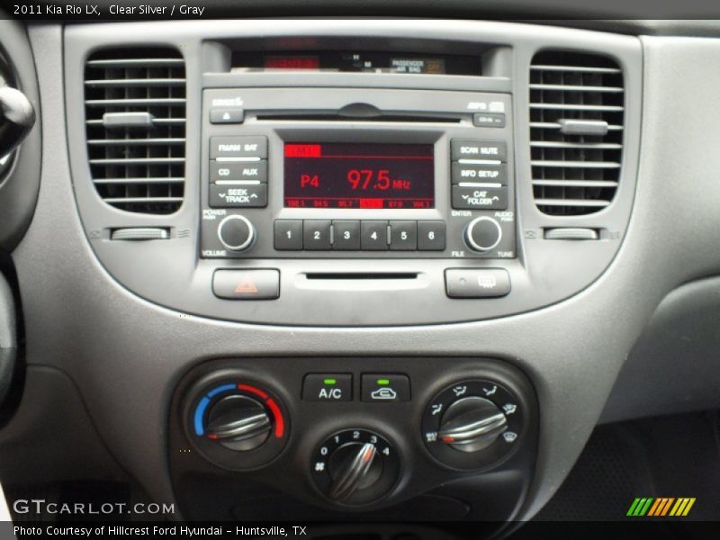Clear Silver / Gray 2011 Kia Rio LX