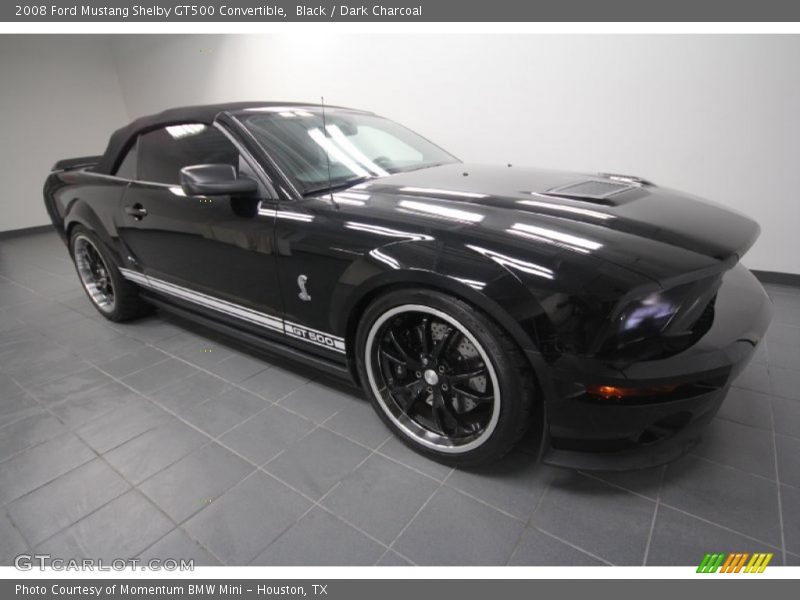 Black / Dark Charcoal 2008 Ford Mustang Shelby GT500 Convertible