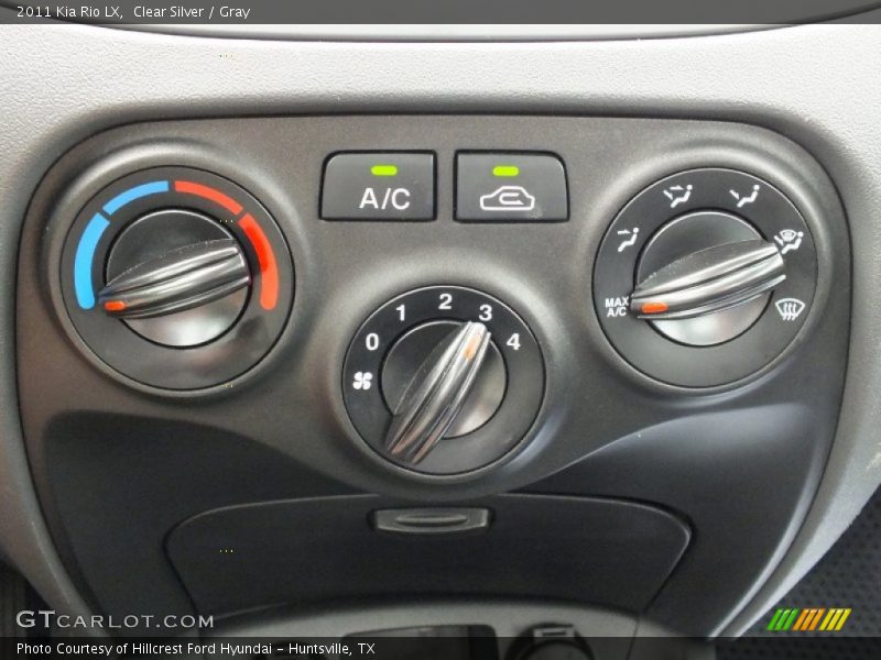 Clear Silver / Gray 2011 Kia Rio LX