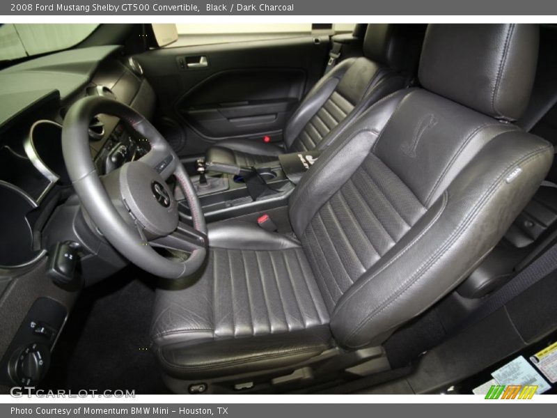 Front Seat of 2008 Mustang Shelby GT500 Convertible