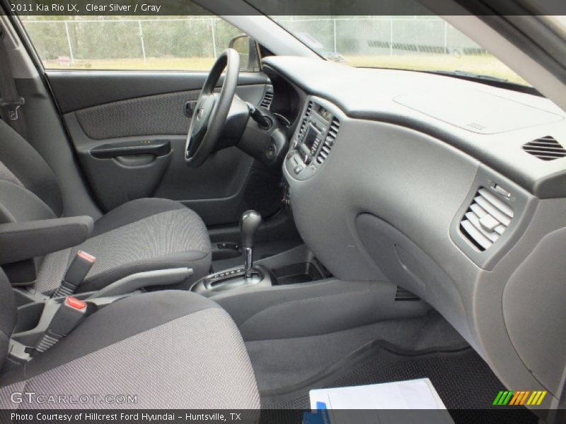 Clear Silver / Gray 2011 Kia Rio LX
