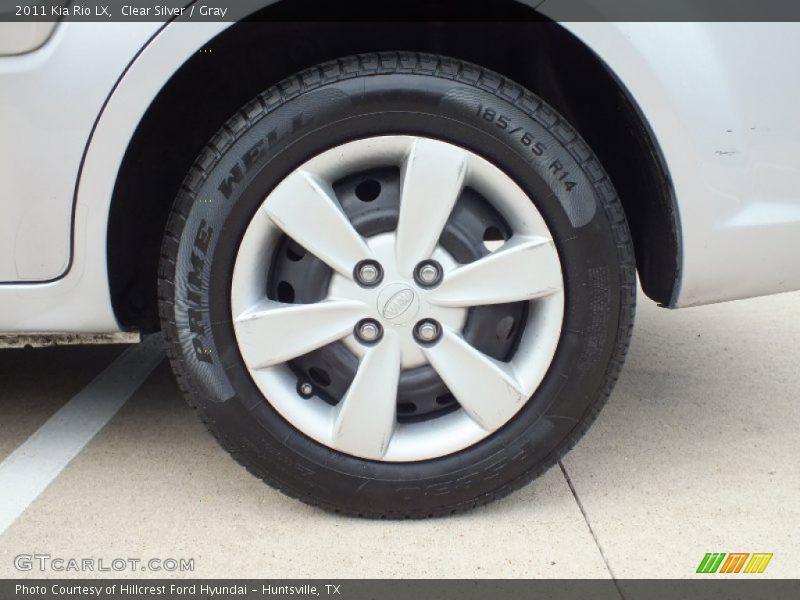 Clear Silver / Gray 2011 Kia Rio LX