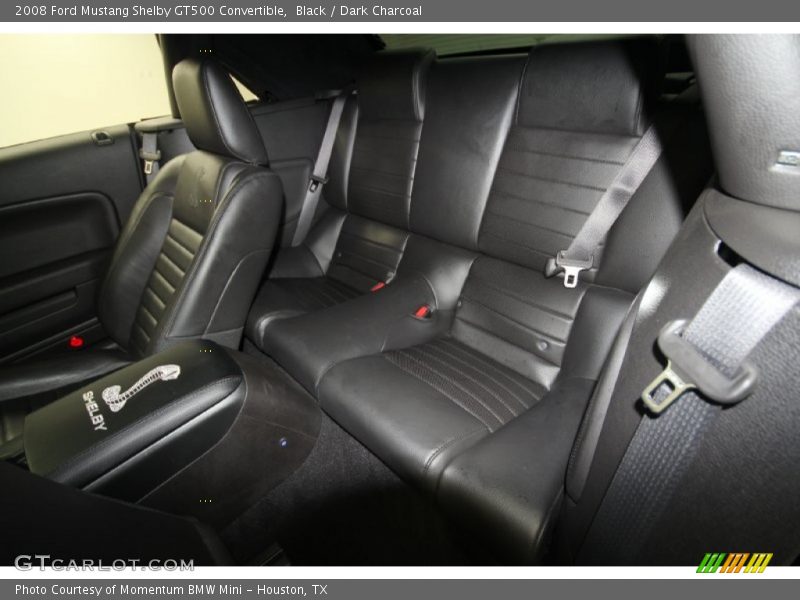 Rear Seat of 2008 Mustang Shelby GT500 Convertible