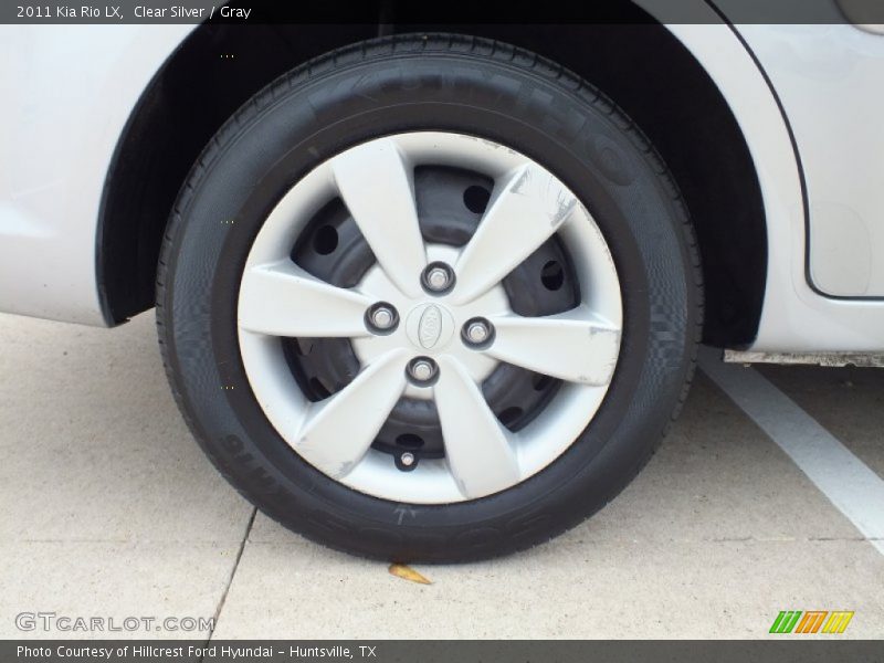 Clear Silver / Gray 2011 Kia Rio LX