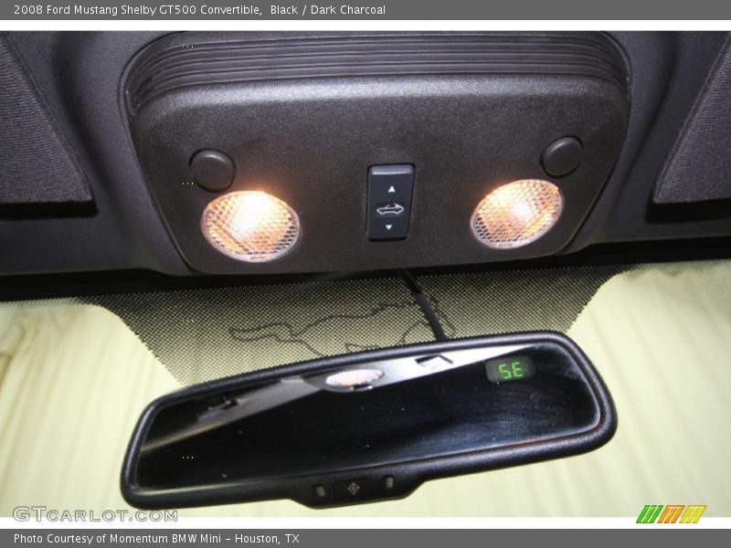 Black / Dark Charcoal 2008 Ford Mustang Shelby GT500 Convertible