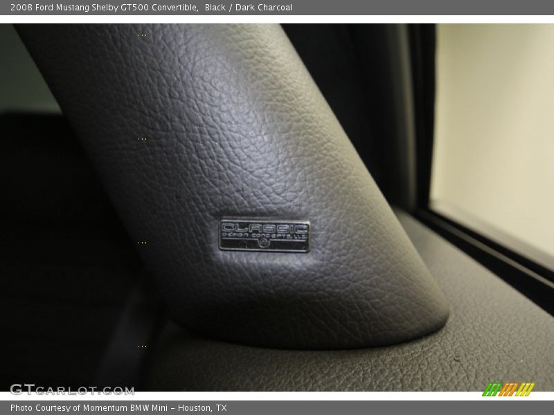 Black / Dark Charcoal 2008 Ford Mustang Shelby GT500 Convertible