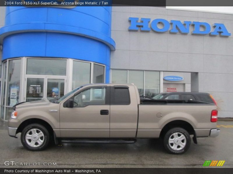 Arizona Beige Metallic / Tan 2004 Ford F150 XLT SuperCab