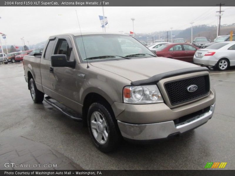 Arizona Beige Metallic / Tan 2004 Ford F150 XLT SuperCab