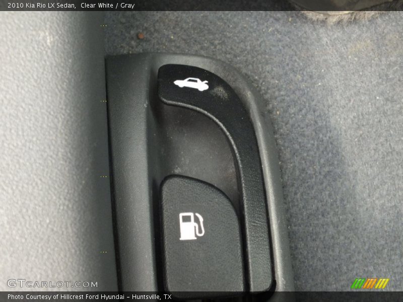 Clear White / Gray 2010 Kia Rio LX Sedan