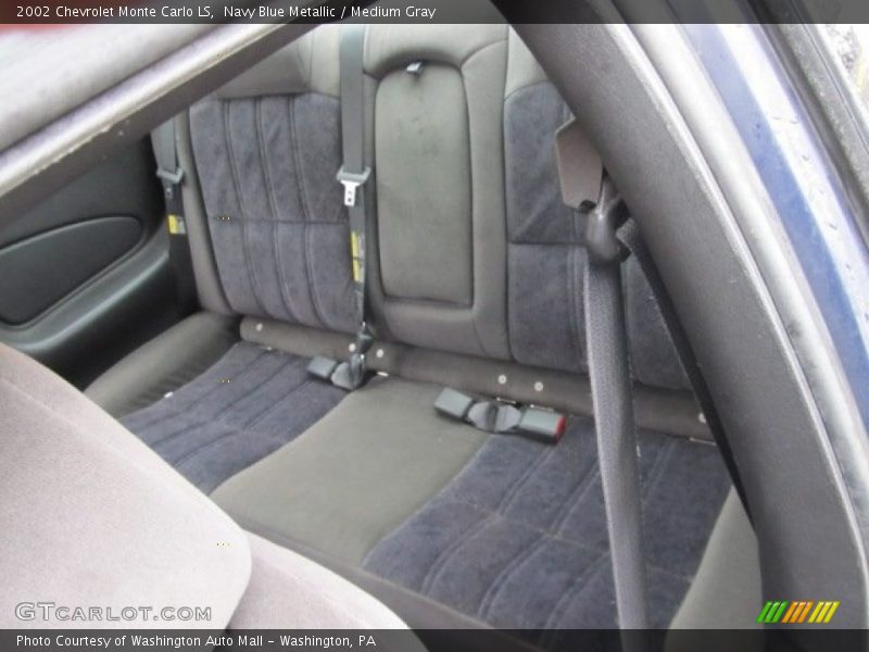 Navy Blue Metallic / Medium Gray 2002 Chevrolet Monte Carlo LS