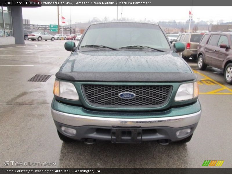 Amazon Green Metallic / Medium Parchment 2000 Ford F150 XLT Extended Cab 4x4