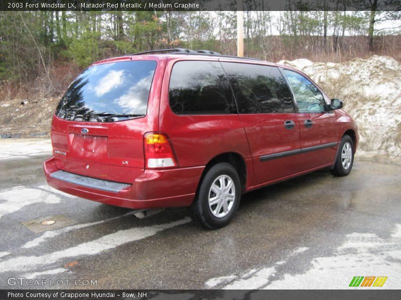 Matador Red Metallic / Medium Graphite 2003 Ford Windstar LX