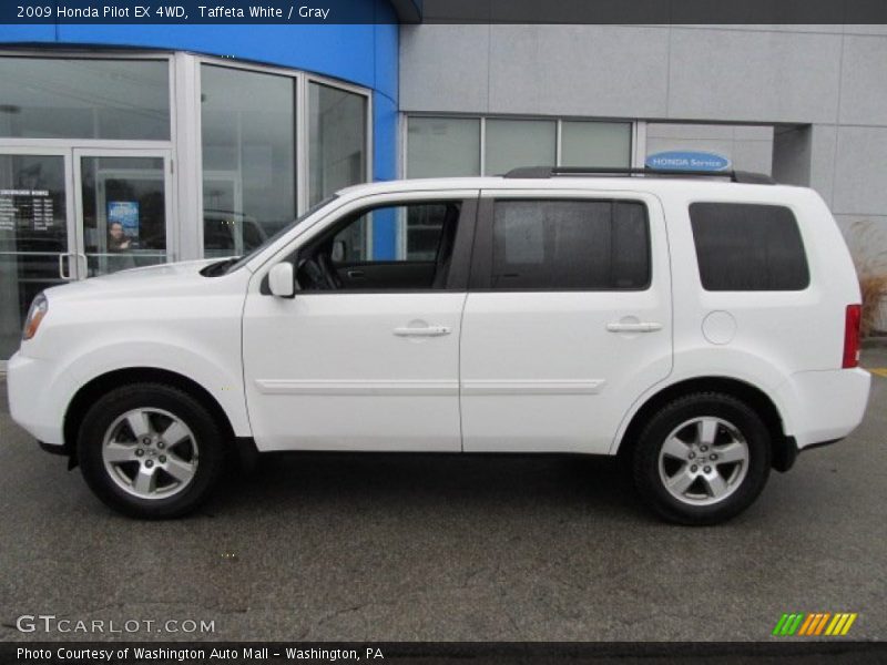 Taffeta White / Gray 2009 Honda Pilot EX 4WD