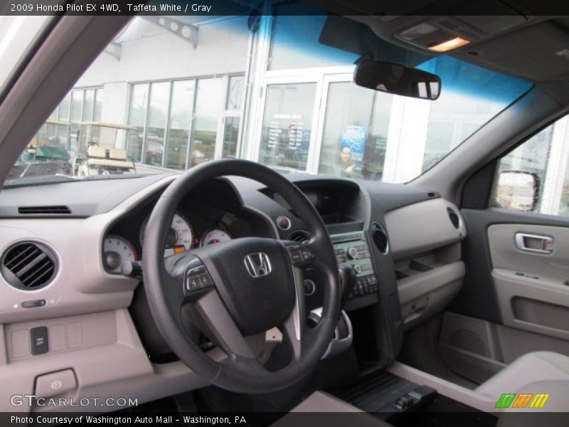 Taffeta White / Gray 2009 Honda Pilot EX 4WD