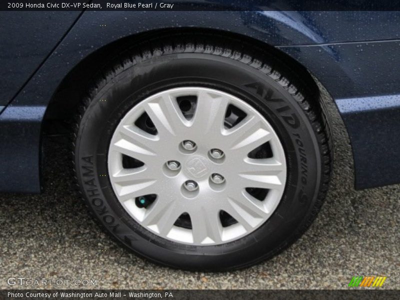 Royal Blue Pearl / Gray 2009 Honda Civic DX-VP Sedan