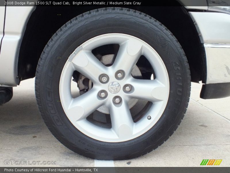 Bright Silver Metallic / Medium Slate Gray 2008 Dodge Ram 1500 SLT Quad Cab