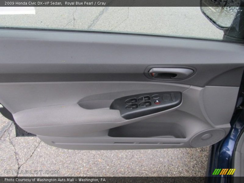 Royal Blue Pearl / Gray 2009 Honda Civic DX-VP Sedan