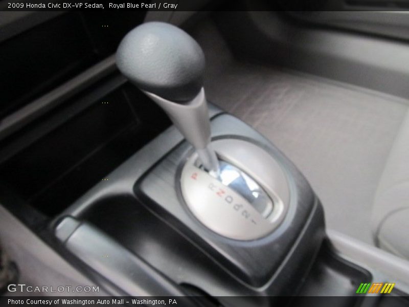 Royal Blue Pearl / Gray 2009 Honda Civic DX-VP Sedan