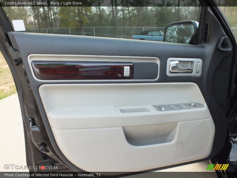 Black / Light Stone 2008 Lincoln MKZ Sedan