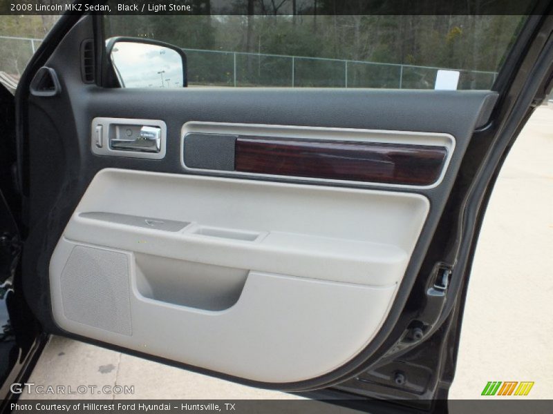 Black / Light Stone 2008 Lincoln MKZ Sedan