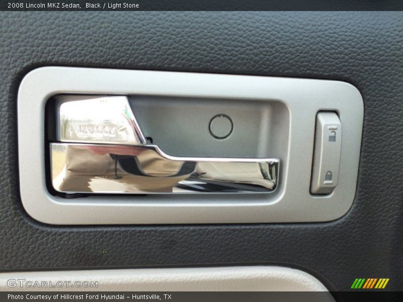 Black / Light Stone 2008 Lincoln MKZ Sedan