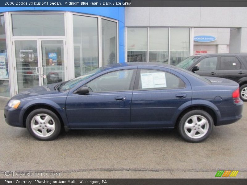 Midnight Blue Pearl / Dark Slate Grey 2006 Dodge Stratus SXT Sedan