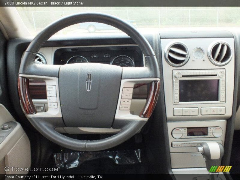 Black / Light Stone 2008 Lincoln MKZ Sedan