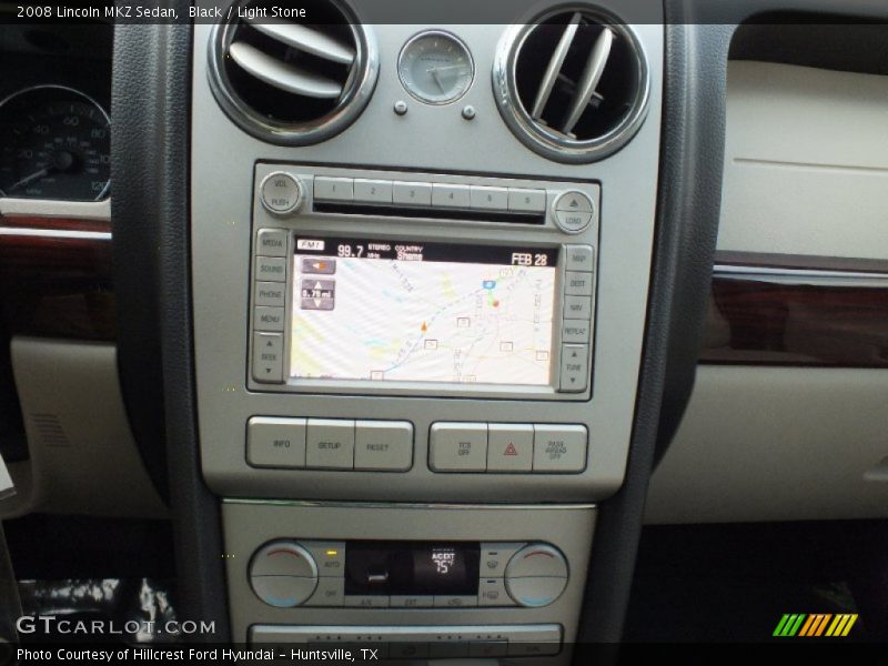Black / Light Stone 2008 Lincoln MKZ Sedan