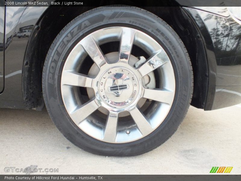 Black / Light Stone 2008 Lincoln MKZ Sedan