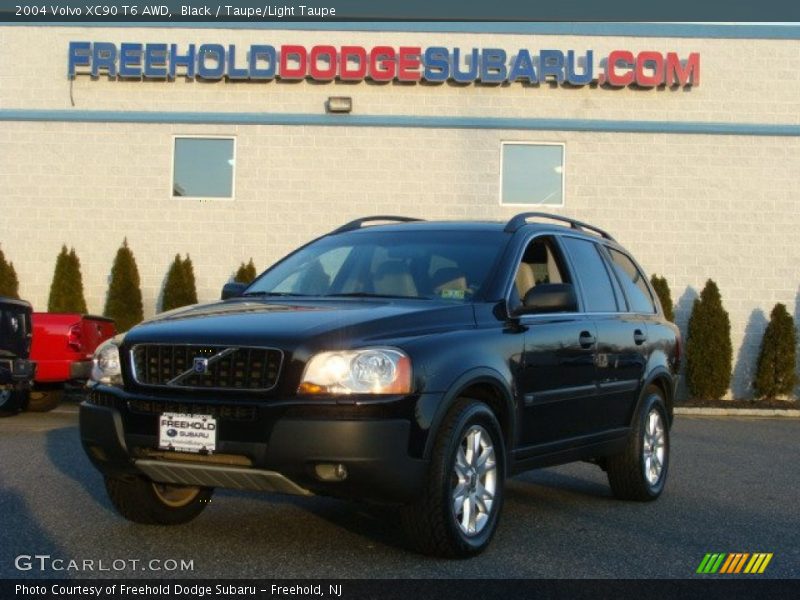 Black / Taupe/Light Taupe 2004 Volvo XC90 T6 AWD