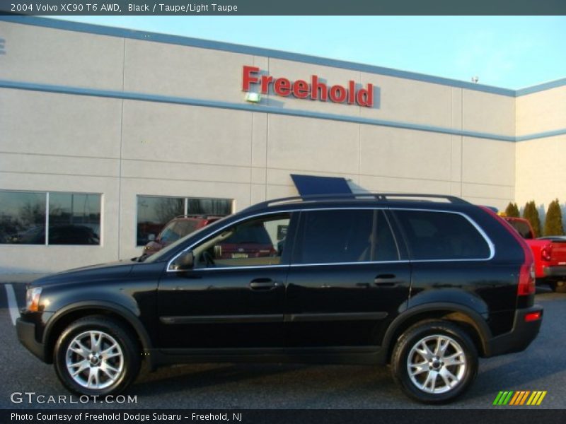 Black / Taupe/Light Taupe 2004 Volvo XC90 T6 AWD
